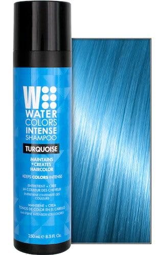 Watercolors Intense Color Depositing Sulfate & Paraben Free Shampoo - Turquoise 8.5 oz