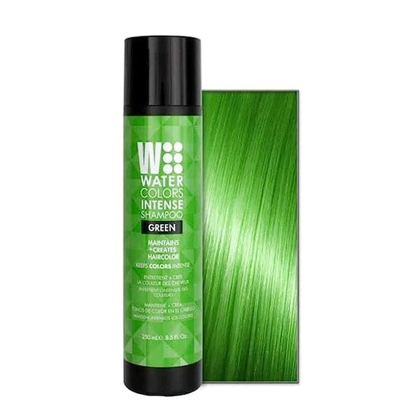 Watercolors Intense Color Depositing Sulfate & Paraben Free Shampoo - Green 8.5 oz