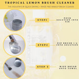 Cinema Secrets Professional Makeup Brush Cleaner, Lemon 8 oz Travel Kit