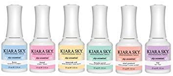 Kiara Sky Dipping Powders Essentials Kit Steps 1-6