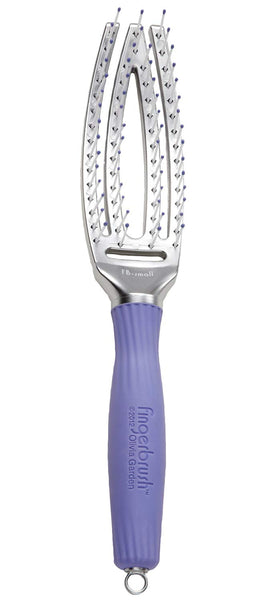 Olivia Garden Finger Brush Scalp-Hugging & Vented Paddle Hair Brush FB-SM