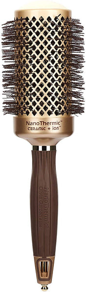 Olivia Garden NanoThermic Ceramic + Ion Round Thermal Hair Brush NT-54, 2 1/8