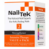Nail Tek 2 Strengthener Intensive Therapy Value 4 Pack