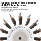 Olivia Garden Ceramic + Ion Turbo Vent Combo Hair Brush Grande 3 1/4" CITV-COGD