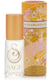 Sage Machado Diamond Gemstone Perfume Oil Roll On 1/8oz