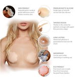 Nudwear Reusable Nipple Covers - BROWN (READ DESCRIPTION)